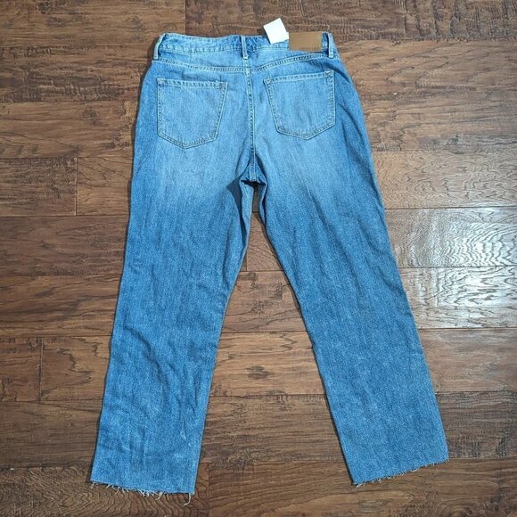 AMERICAN Rag High Rise Wide Leg Distressed Jeans 9 - Picture 3 of 6